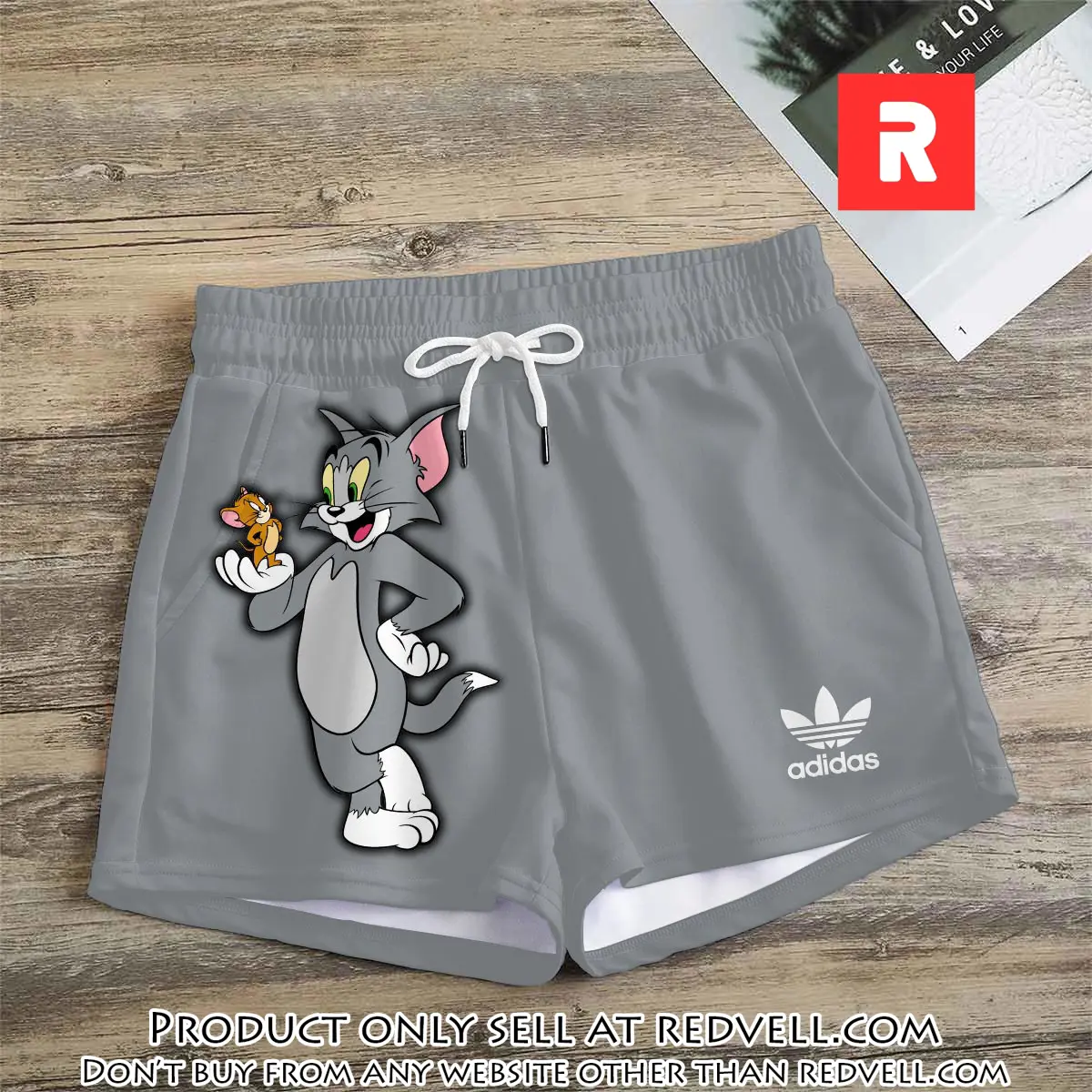 Premium tom & jerry in adidas women shorts lady beach shorts wms1074 rv5557382